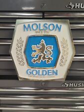 Vintage Molson Golden Beer Plastic Sign  picture