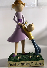 Vintage Classic Figurine: A Child Sweet Loving Message To Mom picture