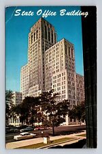 Albany NY-New York, State Office Building, Advertisement Vintage c1966 Postcard picture