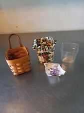 Vintage Longaberger 1996 Happy Birthday Basket With Liner, protector and papers picture