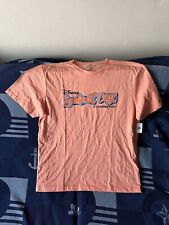Disney Cruise Line Lookout Cay Lighthouse Point Orange Embroidered T-shirt XL picture