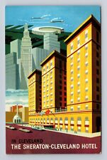 Cleveland OH-Ohio, The Sheraton Cleveland Hotel, Advertisement Vintage Postcard picture