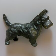 vintage cast iron Black / Bronze Scottie scottish terrier picture