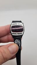 Vintage 1977 Texas Instruments Star Wars Digital Watch Red Excellent Condition picture