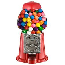 Vintage Gumball Machine - 11-Inch Retro-Style, Coin-Operated Cast Metal Vendi... picture