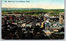 WA Spokane, Bird's Eye View, DB Posted 1922 picture