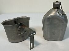 WWI US Military Canteen And Cup  LF&C Dated 1918 picture