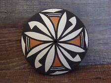 Acoma Indian Hand Painted Pottery Seed Pot - E. Antonio picture