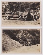 Mount Wilson Vehicles with supplies c.1914 RPPC postcards picture