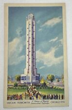 Chicago, Illinois IL Historical Havoline Thermometer Vintage Unposted Postcard picture