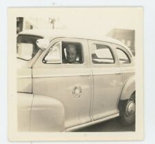 Vintage Photo City Police Car and Handsome Officer Pendleton, Oregon 1950s picture