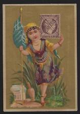 Vienna Bakery Cafe Cincinnati Ohio Lovely Lady Greece Victorian Trade Card picture