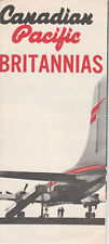 Canadian Pacific Airlines Britannia's promotion brochure c1960 picture