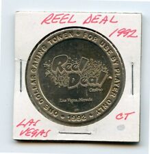 1.00 Token from the Reel Deal Casino Las Vegas Nevada CT 1992 picture