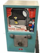 1940’s Kicker & Catcher Antique Football Coin-op Game All Original Man-Cave Bar picture