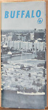 1965 Street Map Downtown Buffalo NY City Guide Area Chamber Commerce picture