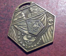 VINTAGE KNIGHTS OF PYTHIAS SUPREME LODGE WATCH FOB BIENNIAL CONVENTION 1922 SF picture