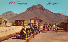 UPICK POSTCARD Old Tucson Theme Park Arizona Old Car Rides Unposted c1960 picture