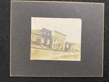 Main Street Scene And Buildings Antique Cabinet Photo picture