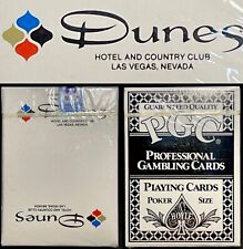 Vintage Dunes Last Edition Sealed Playing Cards Poker Casino Vegas Nevada Deck picture
