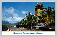 Vintage Honolulu Hawaii Postcard Honolulu International Airport picture