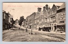 Arundel England, Market Town, High Street Shops, Antique Vintage c1905 Postcard picture