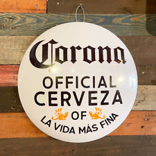 Corona Official Cerveza Of La Vida Mas Fina Round Dome Shaped 16