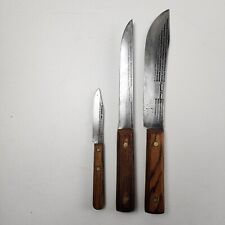 Vintage Forgecraft HI CARBON Steel Butcher Knife Set 3