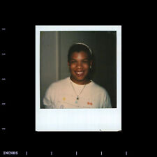 Old Polaroid Photo BLACK AFRICAN AMERICAN SMILING GIRL picture