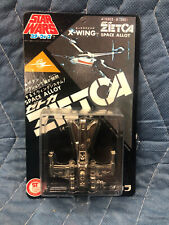 Ultra Rare Vintage Zetca Space Alloy Star Wars X Wing fighter Takara unpunched picture