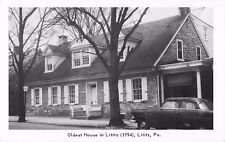 c1950s Oldest House in Lititz, Pennsylvania Postcard (kk) picture