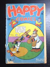 Happy Comics #15, September 1946, Baseball cover picture