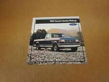 1987 Ford F150 F250 F350 F-series pickup truck sales brochure 24 page ORIGINAL picture