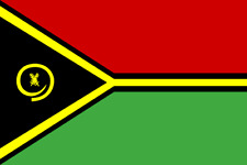 VANUATU *2X3 FRIDGE MAGNET* FLAG BANNER NATIONAL SYMBOL DESIGN COLOR COUNTRY  picture