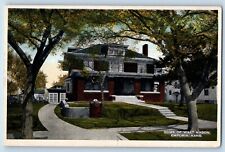 Emporia Kansas KS Postcard Home Walt Mason Exterior Building Trees 1910 Unposted picture