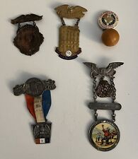Vintage Fraternal Order Of Eagles Pins Lot Of 5 1906, 1911, 1914 picture