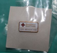 Vintage American Red Cross CPR Instructor Pin  (NOS) (24k GP) REDUCED picture