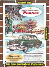 Metal Sign - 1952 Pontiac Chieftain Sedan- 10x14 inches picture