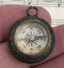 Small Antique French Compass Pendant Le Havre c1920 picture