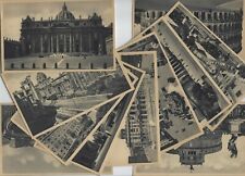 Vintage Lot of 17 Postcards Rome Italy c. 1940's Cesare Capello Milano picture