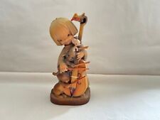 Vintage Anri The Quintet Ferrandiz Wood Carving Animals Cello picture