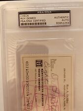 Roy Demeo Signed Check -PSA/DNA Certified picture
