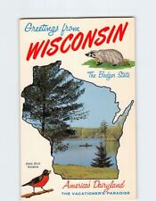 Postcard Greetings from The Badger State Wisconsin USA picture
