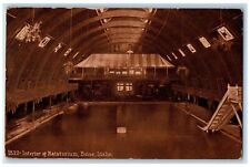 1913 Interior Natatorium Building Stairs Boise Idaho ID Vintage Antique Postcard picture