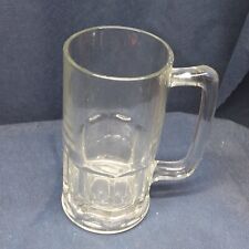 Vintage XL Clear Glass Mug Pre-owned Very Good Condition  picture