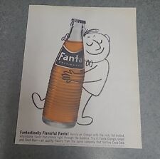 Fanta Orange Soda Print Ad 1962 5X5  picture