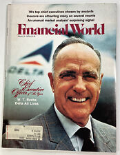 Financial World Magazine Vtg 1978 Rare Ads Delta Air Beene CEOs Tandy Merck TVA picture