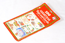Vintage 100 Christmas Present Tags & Cards Peck Inc Santa Claus Ornaments picture