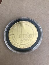 1970 Iowa's Newest Town, Johnston, Iowa, Planned Progress Coin picture
