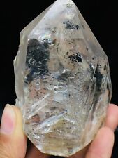 TOP Natural Herkimer Diamond Crystal+excellence quicksand Droplets enhydro 312g picture